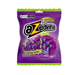 Bala Mastigável Azedinha Uva 57g 3672 - Riclan