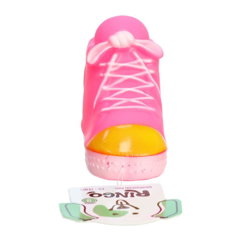 Brinquedo_Para_Cães_Tênis_Pvc_Rosa_10,5cm_Ref.RG0067_Ringo