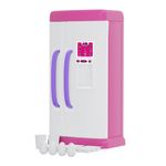 Geladeira_Infantil_Plástico_Faz_de_Conta_Rosa_Com_Acessórios_-_Pais_e_Filhos