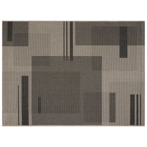 Tapete Eco Nature Painel Polipropileno Bege E Chumbo 150x200cm B00000439176 - Jc Serrano