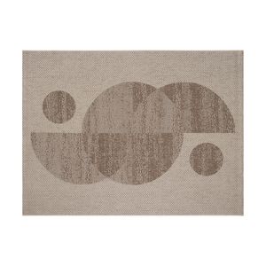 Tapete Eco Nature Nascente Polipropileno Bege E Marrom 100x150cm B00000439222 - Jc Serrano
