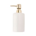 Dispenser_Banheiro_Para_Sabonete_Líquido_450ml_Cerâmica_Cinza_Texturizada_17x7cm_LM1571_-_honeyhome