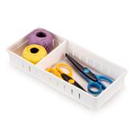 Conjunto_Organizadores_de_Gaveta_3_Peças_Com_Divisórias_Plástico_Branco_27x12x4,8cm_Ref.1920_Dasplast