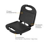 Sanduicheira_E_Grill__Placa_Antiaderente_Inox_Preta_750w_127v_Ref.23259_Kian