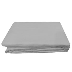 Lençol Avulso Casal com Elástico Algodão Cinza 190x140cm AC24814 - Arte & Cazza