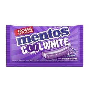 Goma de Mascar Mentos Cool White Framboesa 8,5g 19812 - Perfetti