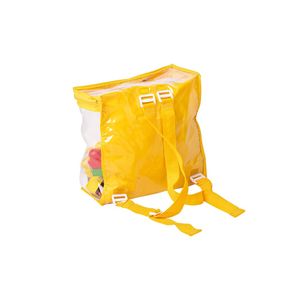 Mochila Blocos de Montar Tchuco Blocks Plástico Colorido 66 Peças 0252 - Samba Toys