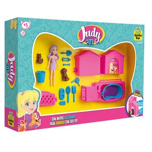 Judy Pets Plástico Pink E Azul 0448 - Samba Toys