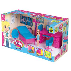 Clínica Médica da Judy Plástico Azul E Pink 0449 - Samba Toys