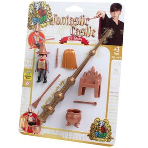 Kit Bruxo Mágico  Fantástic Castle Plástico Dourado 0565 - Samba Toys