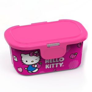 Pote Organizador Tampa Fixa Hello Kitty Plástico 350ml AD0264 - potte