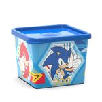 Pote_Organizador_Quadrado_Sonic_Plástico_430ml_Ref.AD0284_Potte