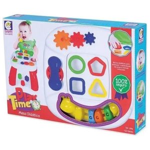 Mesa Infantil Didática Play Time Divertida Plástico Colorido 2390 - Cotiplás