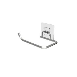 Suporte Papel Higiênico Com Adesivo Aço Pvc Cromado 1550CR - Stolf