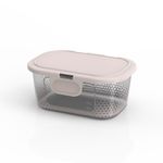 Pote_Retangular_Prisma_Com_Tampa_Fixa_Plástico_Branco_600ml_Ref.AD0185_Potte