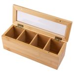 Porta_Chá_Futuro_4_Divisórias_Com_Visor_Bambu_E_Mdf_26,7x9,5x9cm_Ref.LM1795_honeyhome