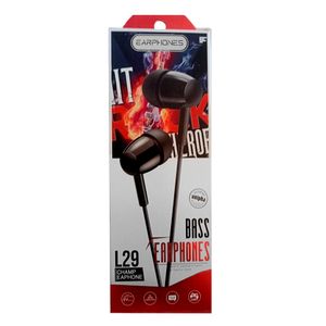 Fone de Ouvido Com Microfone L29 Preto IS4533 - Isanog