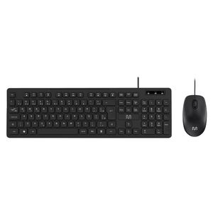 Kit Teclado E Mouse Com Fio Cf300 12 Teclas Multimídia Cabo 180cm Usb 1200dpi Preto TC310 - Multilaser