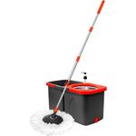 Mop_Giratório_Duo_Aço_Inox_Vermelho_E_Cinza_Ref.126042801011_Powermaid