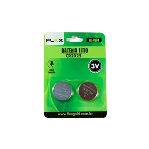 Bateria Botão Lítio Cr2025 3v 2 Peças FXCR04 - Bnk