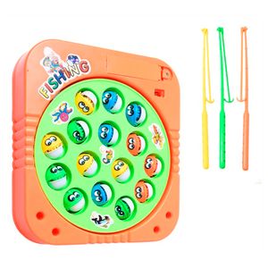 Conjunto Pesca Peixe Plástico LJM151 - honeyhome