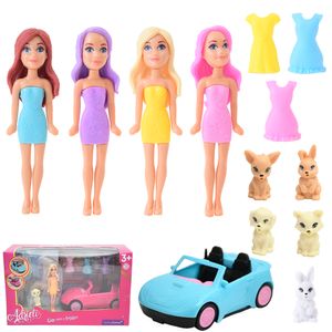Boneca Adrieli com Carro E Acessórios Sortida LJM170 - honeyhome