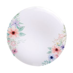 Prato Raso Floratta Porcelana Branco 28cm 96580035 - Tramontina