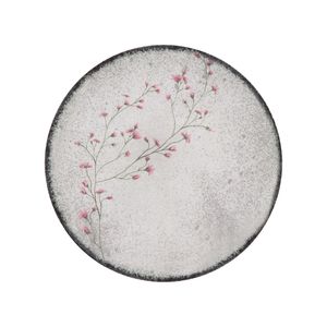 Prato Raso Floralis Porcelana Branco 25cm 96580080 - Tramontina