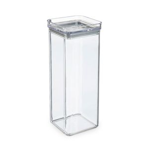 Pote Hermético Para Temperos Plástico Transparente 400ml 16,7x6x6cm 5139 - Arthi