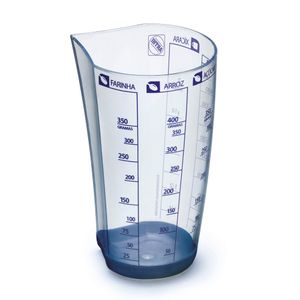 Copo Cristal Medidor Com Base Emborrachada 500ml - Arthi 5296