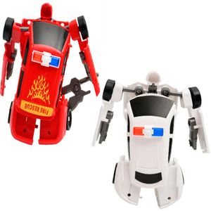 Robô Transformador Mundo Robótico Evolution 2 Peças Plástico Sortido LJM196 - honeyhome