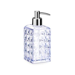 Porta Sabonete Líquido Diamante Plástico Cristal 500ml 1939 - Arthi
