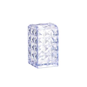 Porta Escovas E Pasta Diamante Plástico Cristal 1940 - Arthi