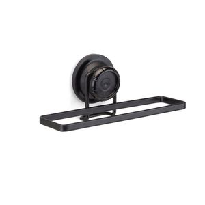 Porta Toalha Rosto Com Sucção Aço Preto 2603 - Arthi