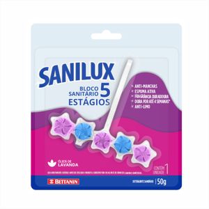 Bloco Sanitário Óleos de Lavanda 5 Estágios Roxo E Azul BT5912 - Sanilux