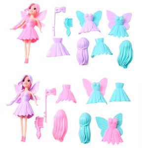 Boneca Adrieli Fada Troca Roupa Plástico Sortida LJM160 - honeyhome