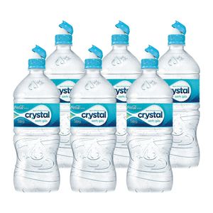 Água Crystal sem Gás 1 Litro Pack com 6 unidades - Femsa