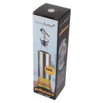 Galheteiro_Multiúso_Em_Vidro_Revestimento_Inox_Com_Bico_Dosador_300ml_24,8x6,5cm_Ref.LM2130_honeyhome