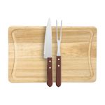 Kit_Churrasco_Slim_Tábua,_Garfo_E_Faca_Madeira_Aço_Inox_3_Peças_343_-_Stolf
