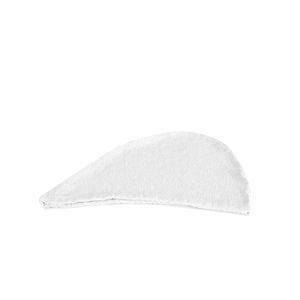 Touca Banho Felpuda Lisa Algodão Branca 001 12x18x2cm 116234 - Atlântica