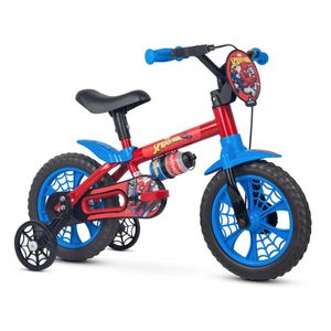 Bicicleta Aro 12 Spider-man Vermelha 101260160000 - Nathor