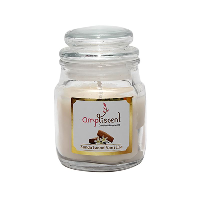 Vela_Aromatica_Sandalwood_Vanilla_Com_Pote_de_Vidro_128g_Ref.389_Ampliscent