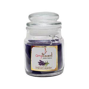 Vela Aromática English Lavender Com Pote de Vidro 128g 3100 - Ampliscent