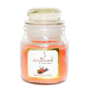 Vela Aromática Hawaiian Breeze Com Pote de Vidro 128g Ref.464 Ampliscent