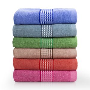 Toalha Banho Samba Algodão E Poliéster Sortida 68x132cm 117175679999 - Camesa