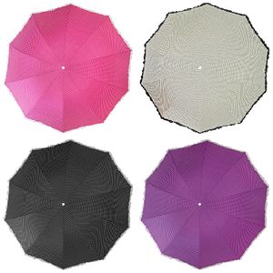 Sombrinha Manual 10 Varetas Ferro Estampa Poá Capinha Poliamida Nylon Sortido 123x68,8cm LM1934-honeyhome
