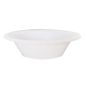 Prato Fundo Plástico Branco 15cm 10 Unidades PFB15 - Bello Festas