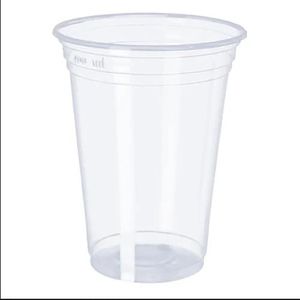 Copo Descartável Verocopo Plástico Pp Transparente 550ml 50 Unidades CVTP550 - Bello Festas