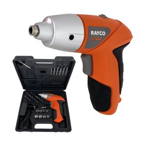 Parafusadeira Sem Fio 4,8v Maleta Com 44 Acessórios 22246 - Rayco