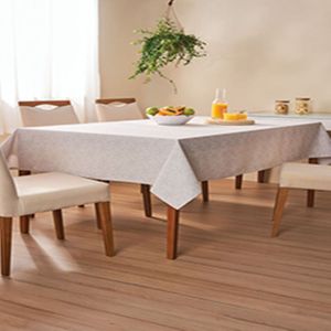 Toalha Mesa Retangular Super Prática Copacabana 6 Lugares 140x220cm - Lepper